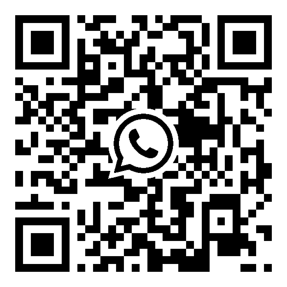 QR de inscrição da aula ao vivo pelo WhatsApp